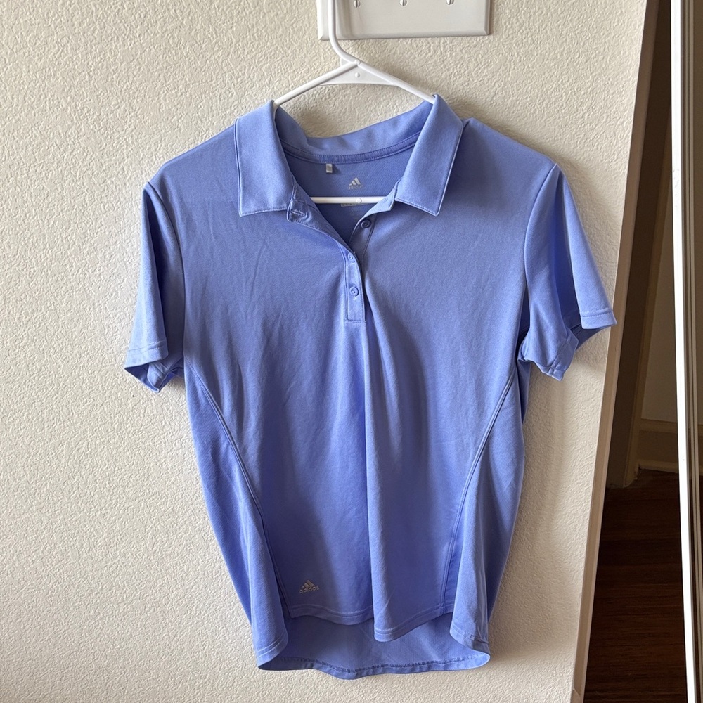 Adidas Purple Polo Shirt